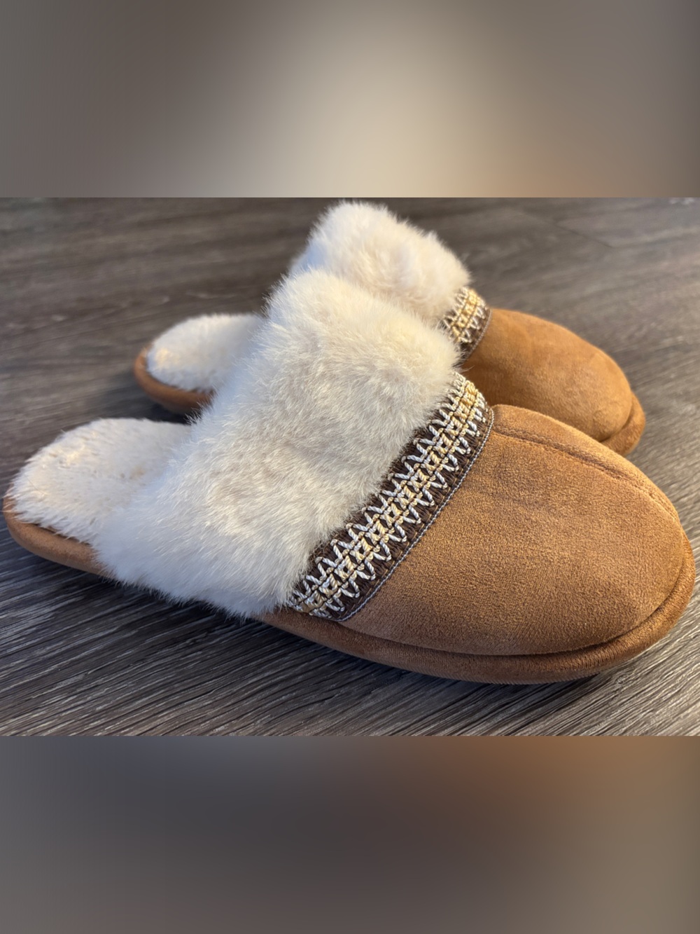 Cozy Mule Slippers - Chestnut